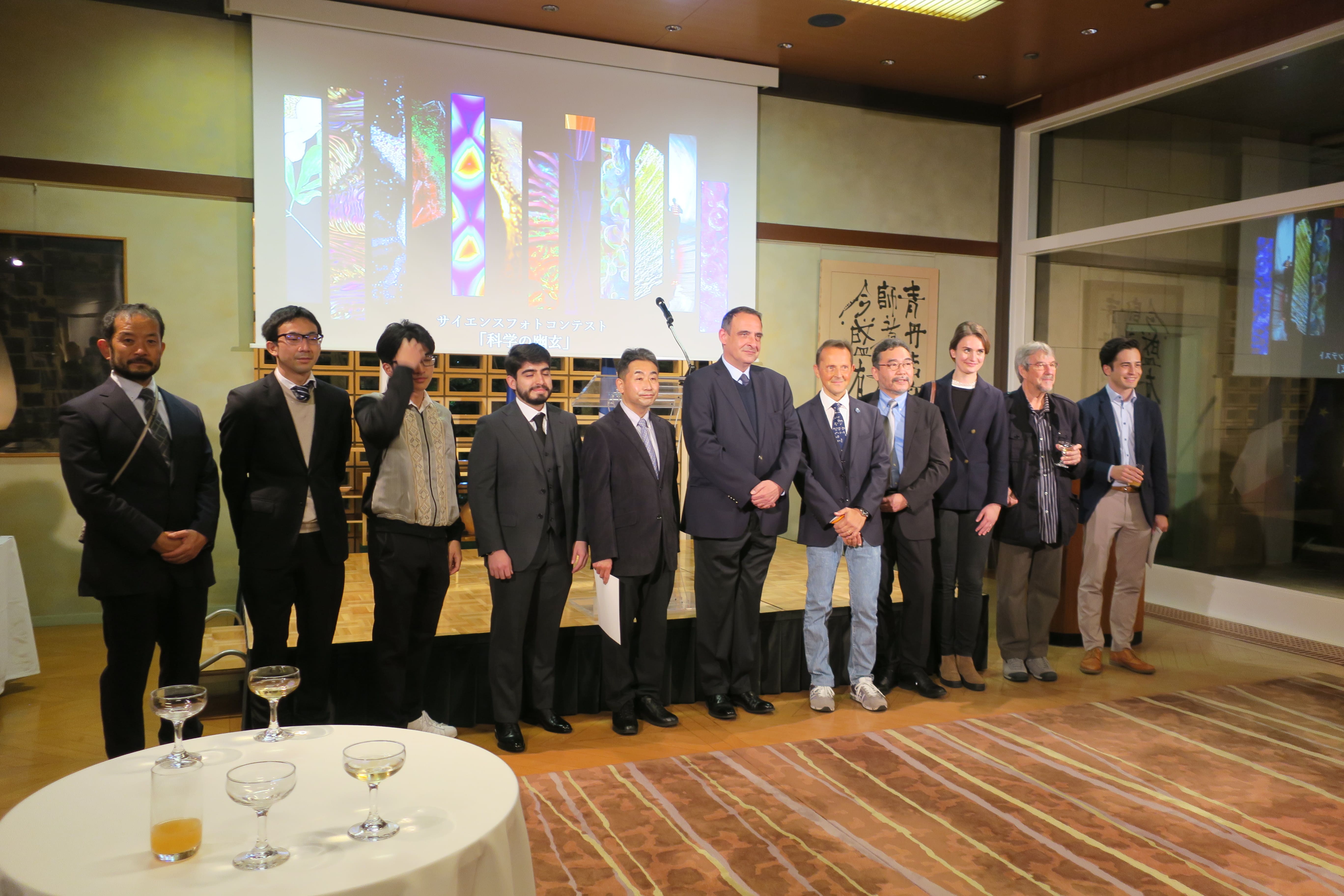 Ambassador Philippe SETTON and finalists (including proxies)