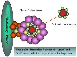 Figure 1: Conceptual diagram: Selective separation of RNs from complex matrices